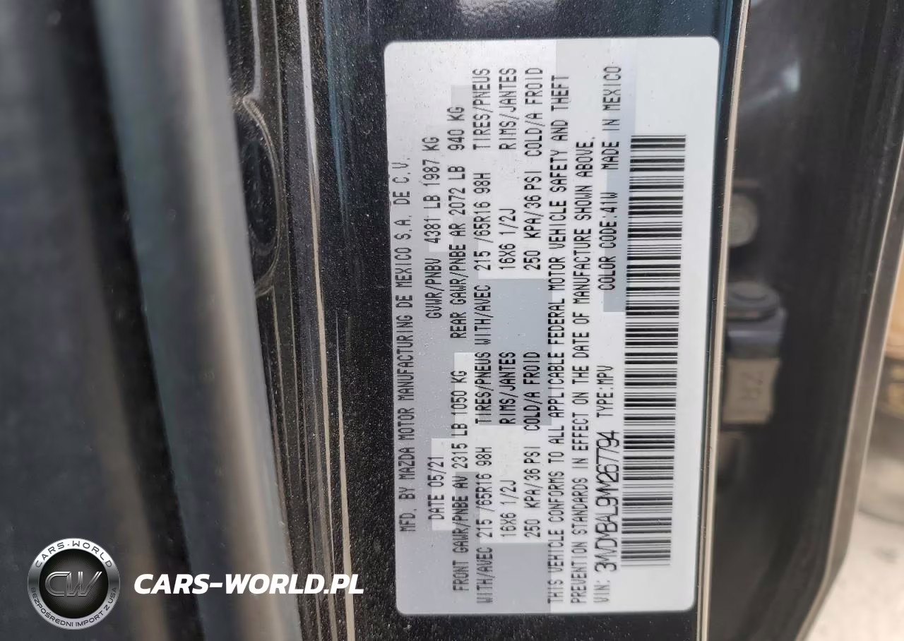 2021 Mazda Cx-30 VIN:3MVDMBAL9MM267794 - 13