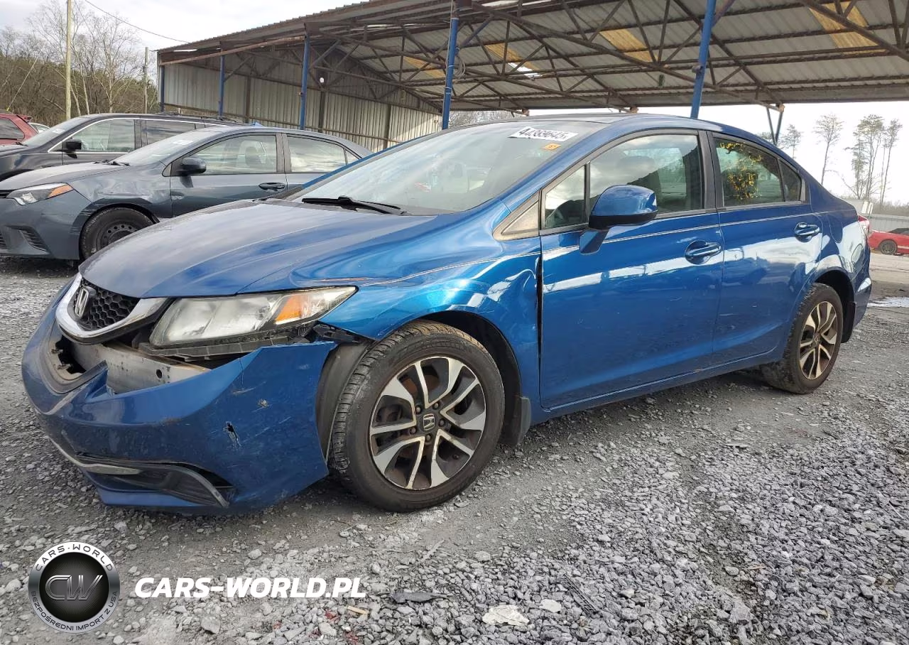 2013 Honda Civic Ex VIN:2HGFB2F81DH510678 - 1