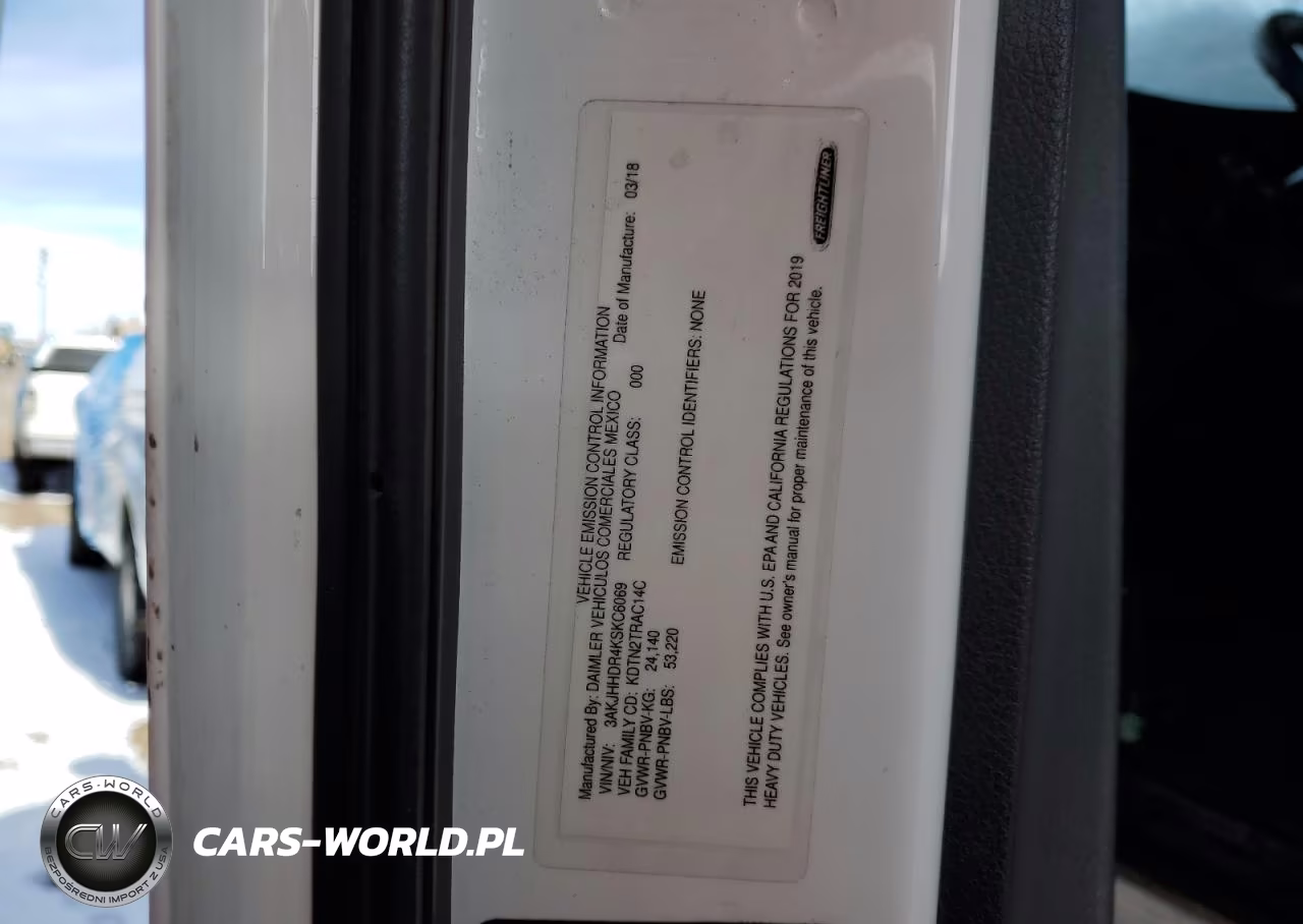 2019 Freightliner Cascadia 126 VIN:3AKJHHDR4KSKC6069 - 10