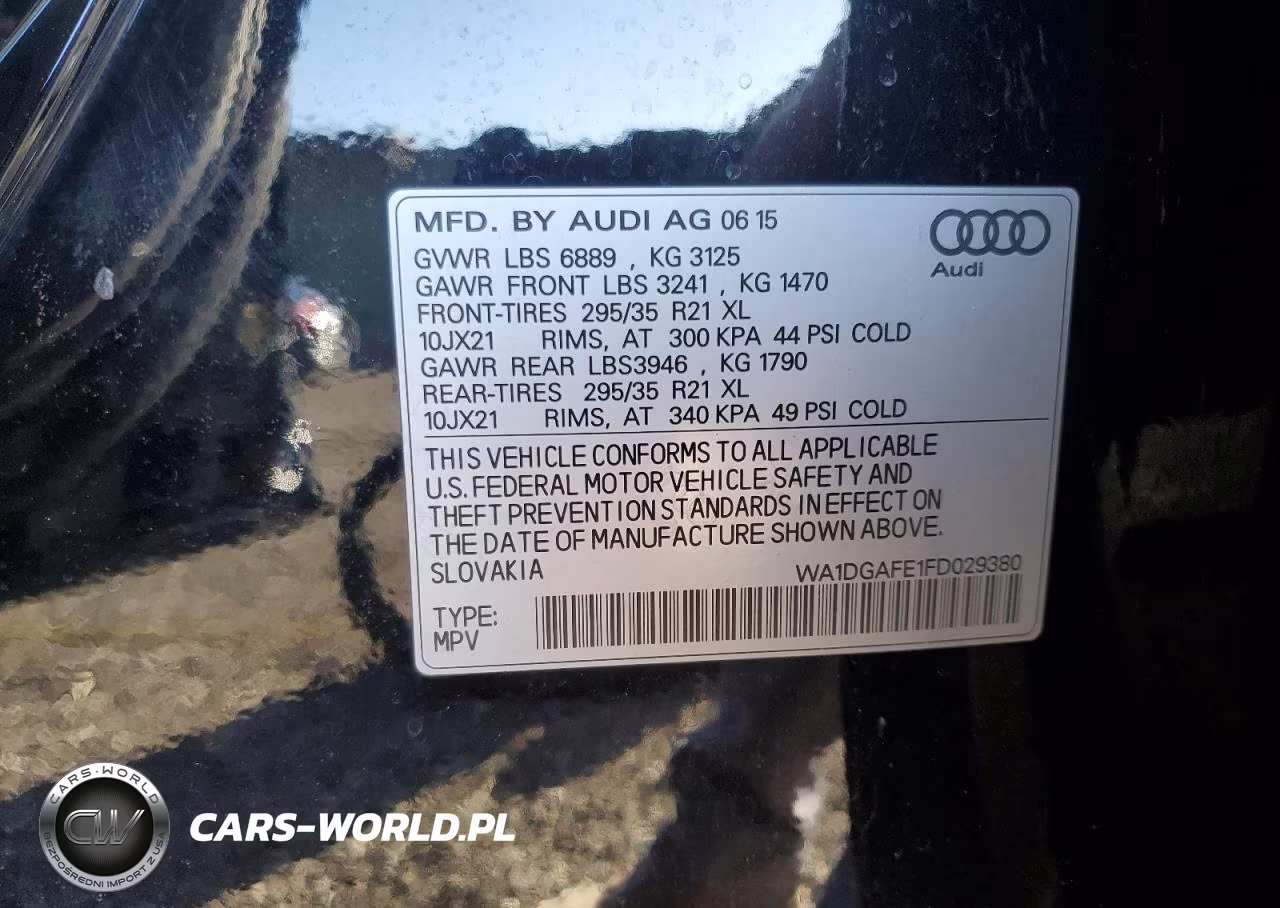 2015 Audi Q7 Prestige VIN:WA1DGAFE1FD029380 - 13