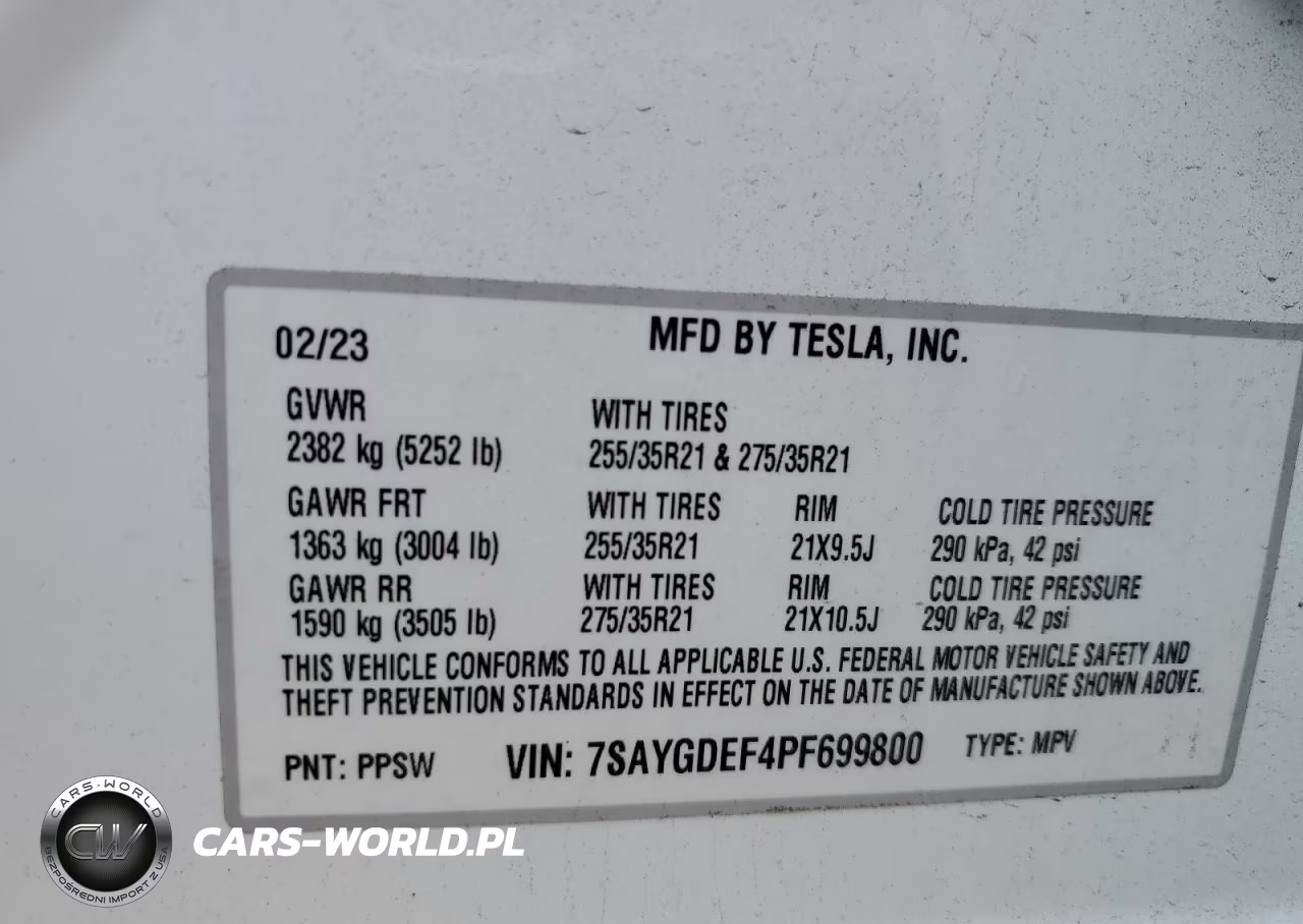 2023 Tesla Model Y VIN:7SAYGDEF4PF699800 - 12