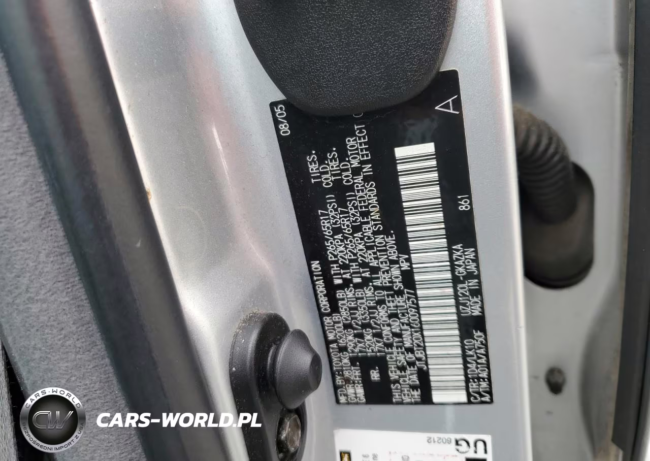 2006 Lexus Gx 470 VIN:JTJBT20X160097577 - 13