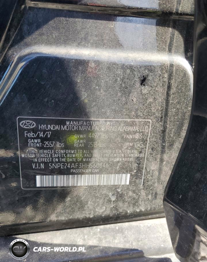 2017 Hyundai Sonata Se VIN:5NPE24AF3HH560846 - 12