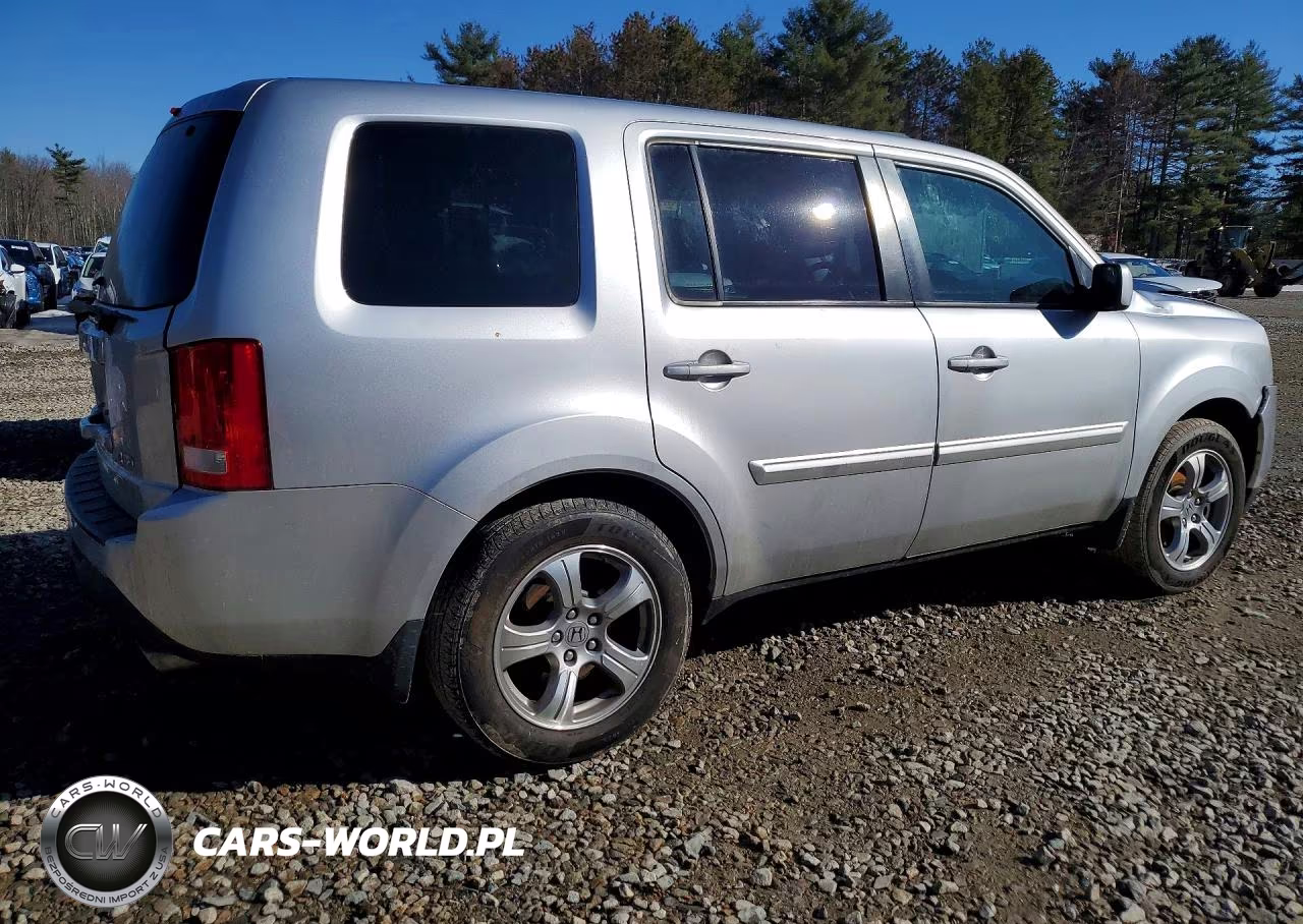 2014 Honda Pilot Exl VIN:5FNYF4H55EB020634 - 3