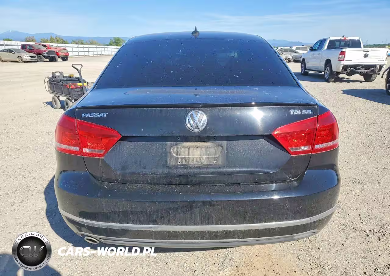 2013 Volkswagen Passat Sel VIN:1VWCN7A31DC122450 - 6