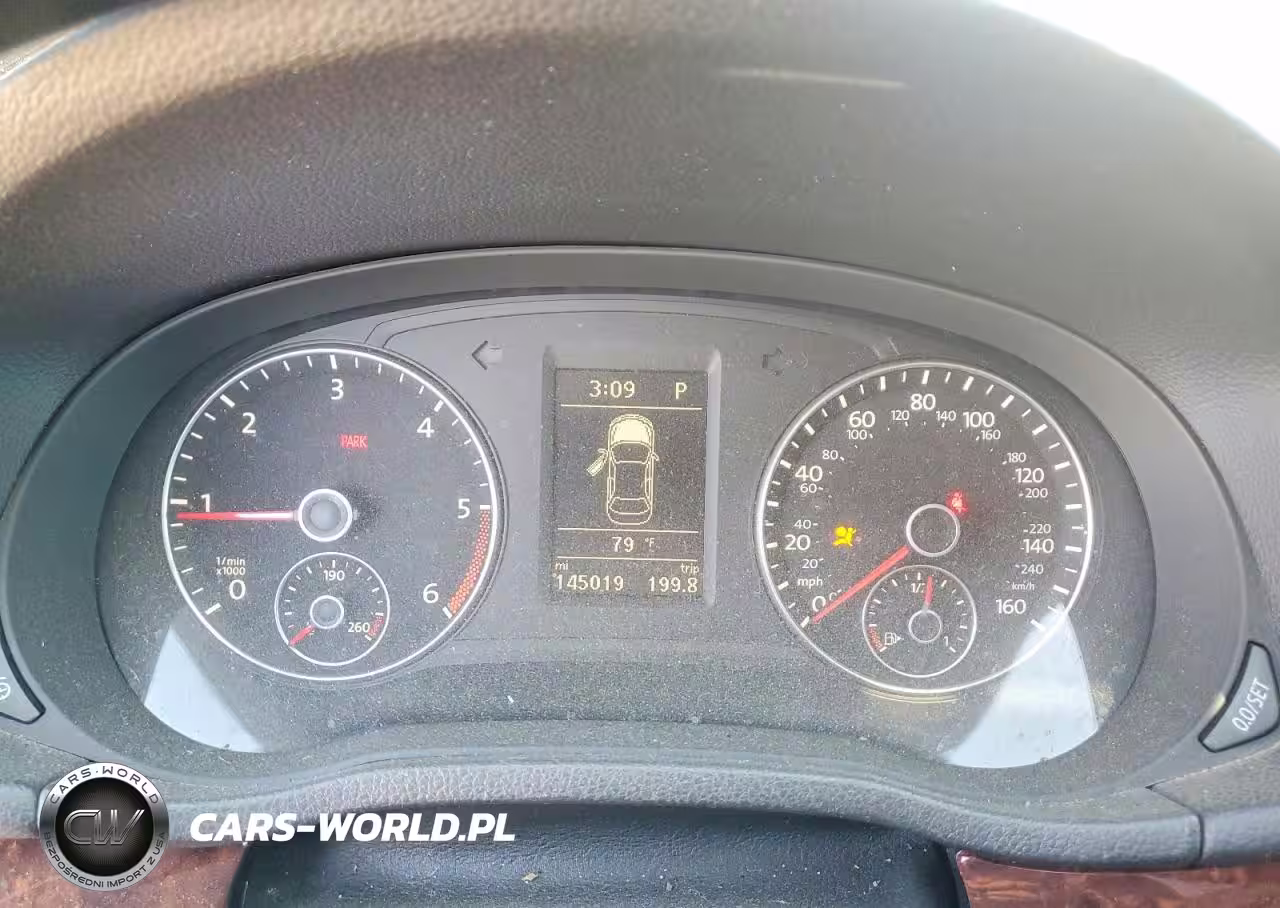 2013 Volkswagen Passat Sel VIN:1VWCN7A31DC122450 - 9