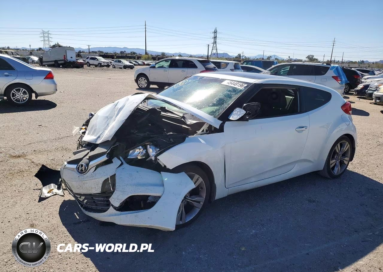 2013 Hyundai Veloster Base VIN:KMHTC6AD8DU176393 - 1