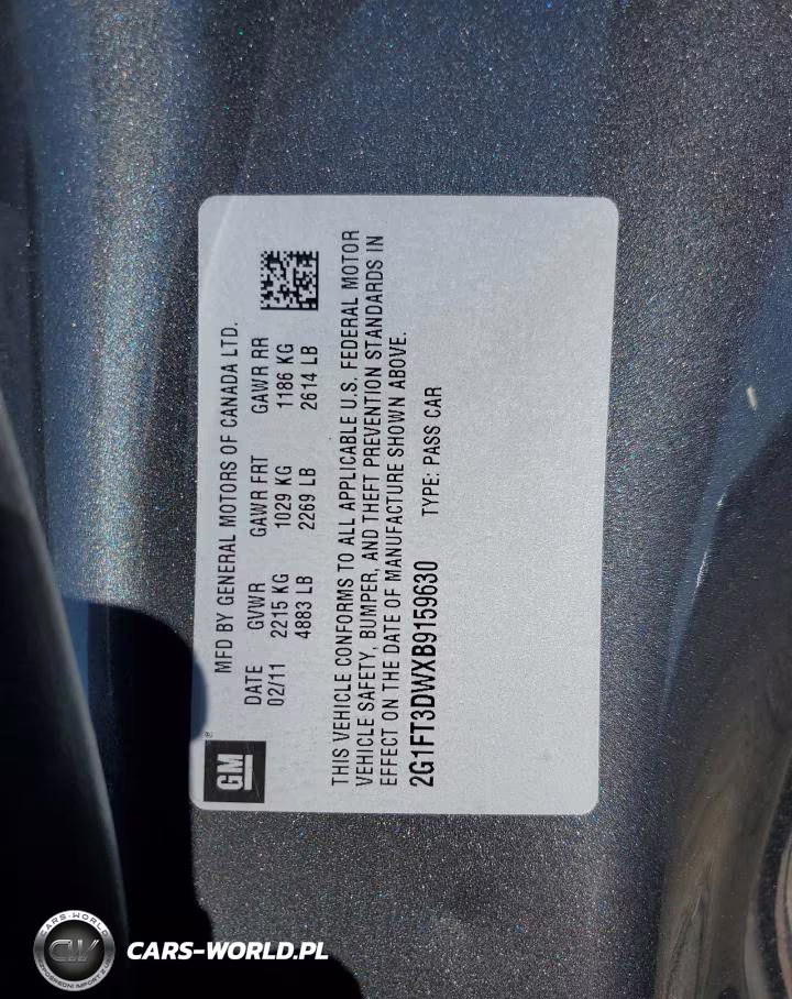 2011 Chevrolet Camaro 2Ss VIN:2G1FT3DWXB9159630 - 12