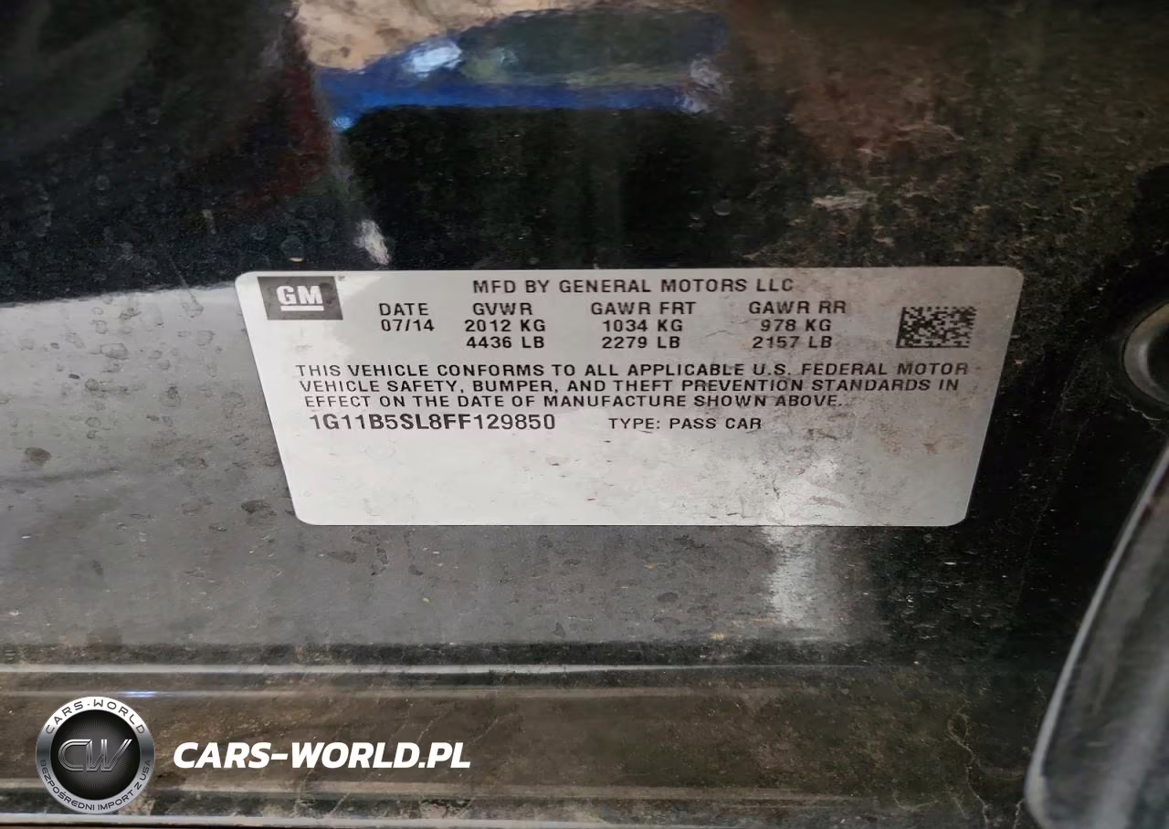 2015 Chevrolet Malibu Ls VIN:1G11B5SL8FF129850 - 12