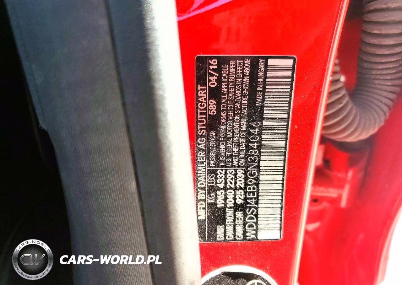 2016 Mercedes-Benz Cla 250 VIN:WDDSJ4EB9GN384046 - 13