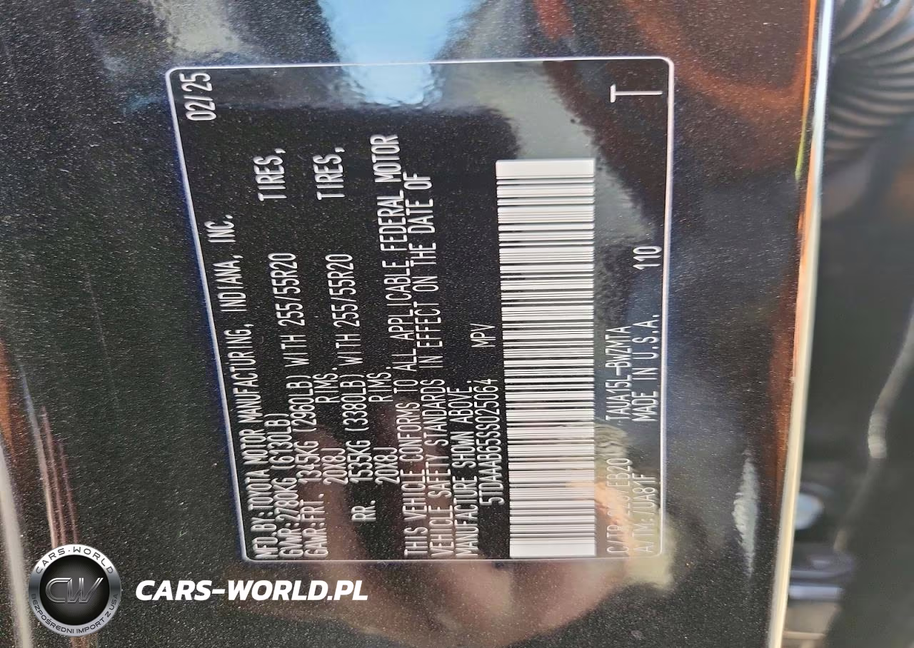 2025 Lexus Tx 350 Premium VIN:5TDAAAB65SS025064 - 13