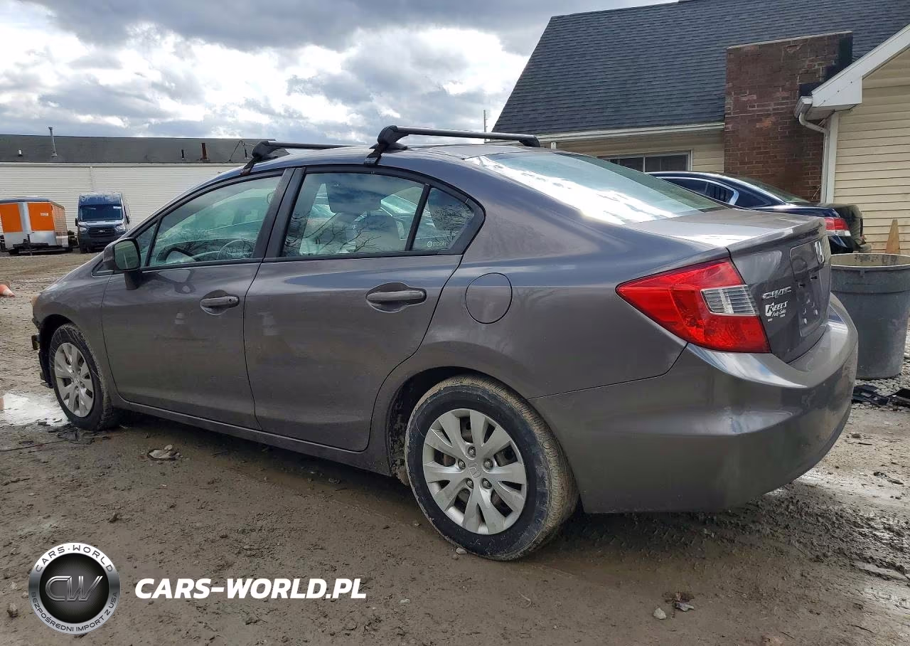 2012 Honda Civic Lx VIN:19XFB2F59CE377182 - 2