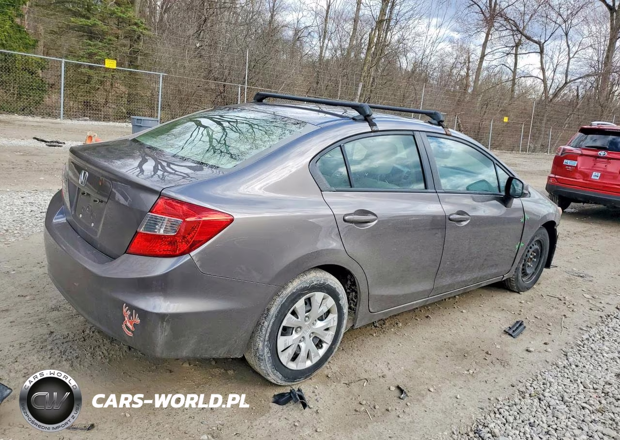 2012 Honda Civic Lx VIN:19XFB2F59CE377182 - 3