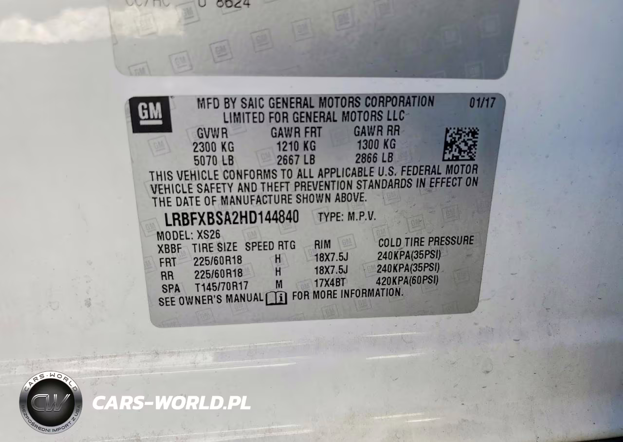 2017 Buick Envision Essence VIN:LRBFXBSA2HD144840 - 12