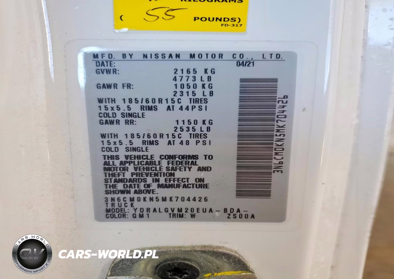 2021 Nissan Nv200 Sv VIN:3N6CM0KN5MK704426 - 14