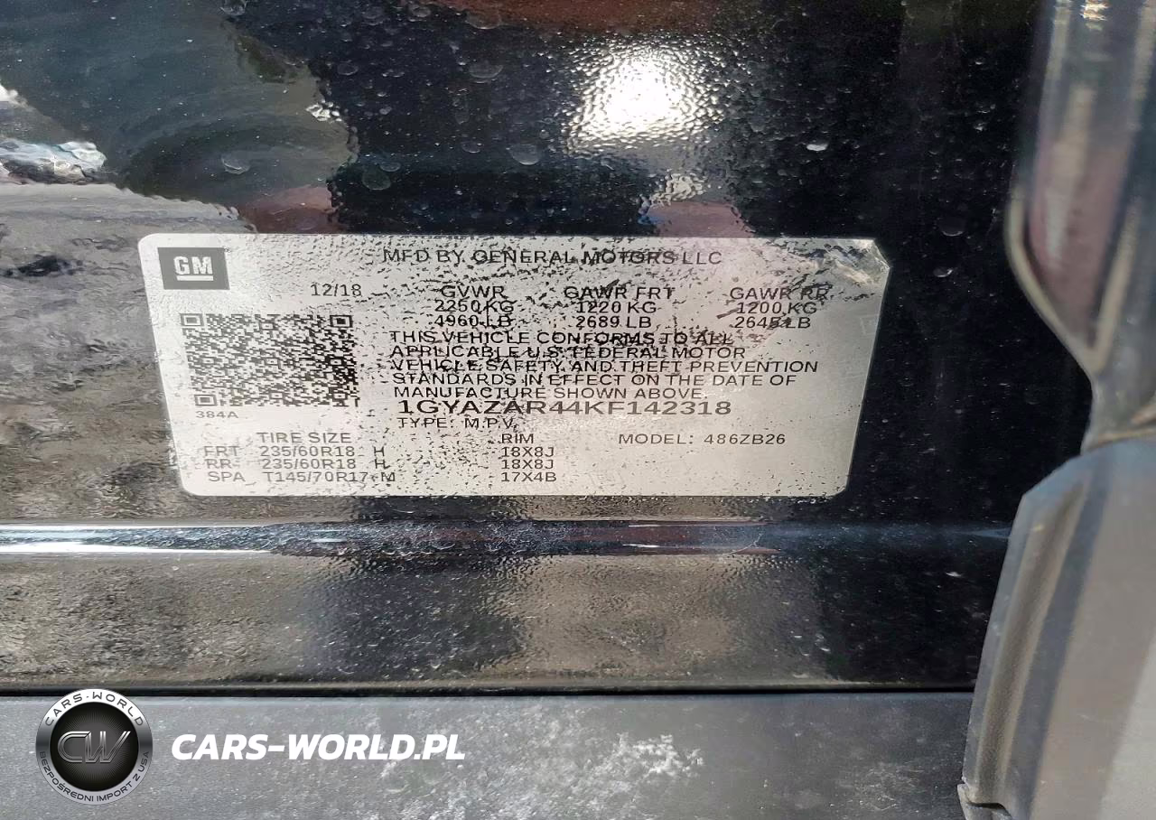 2019 Cadillac Xt4 Luxury VIN:1GYAZAR44KF142318 - 14