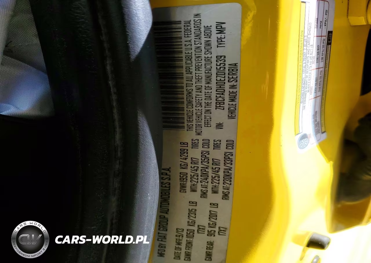 2014 Fiat 500L Trekking VIN:ZFBCFADH0EZ015539 - 13