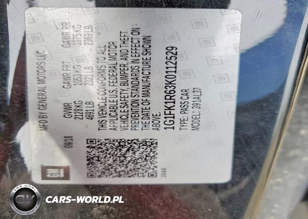 2019 Chevrolet Camaro Zl1 VIN:1G1FK1R63K0112529 - 13
