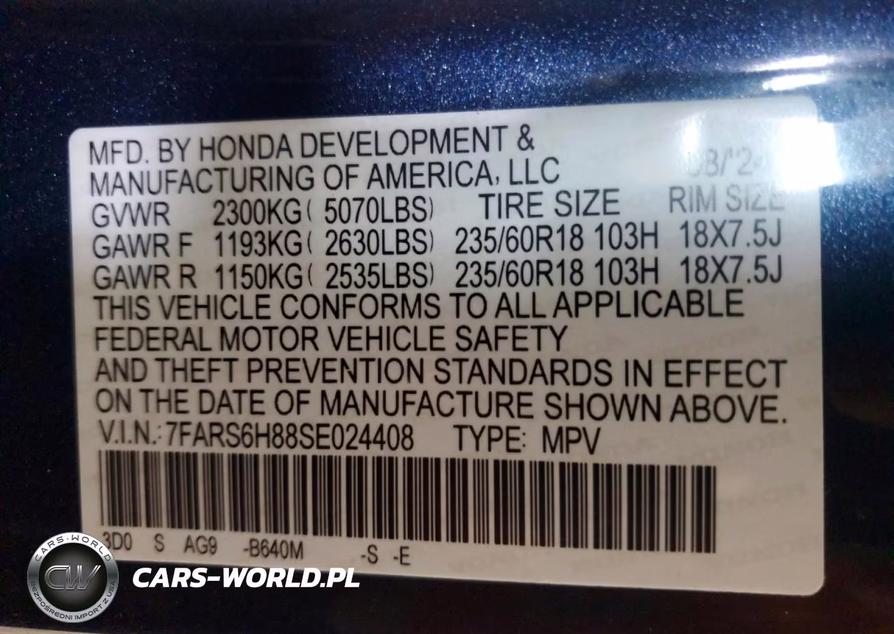 2025 Honda Cr-V Sport-L VIN:7FARS6H88SE024408 - 14