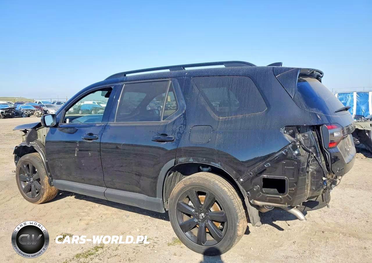 2025 Honda Pilot Black VIN:5FNYG1H99SB068700 - 2