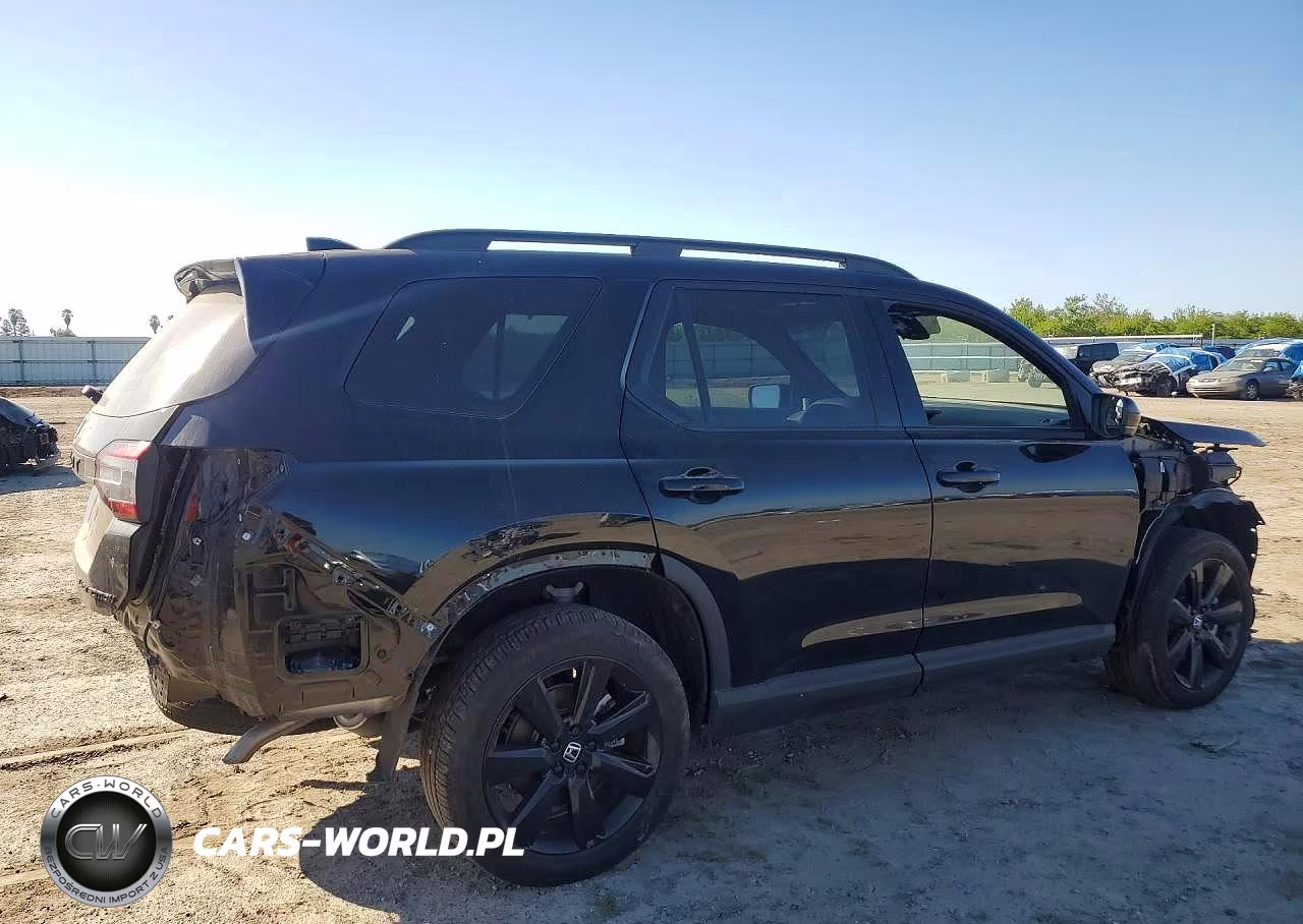 2025 Honda Pilot Black VIN:5FNYG1H99SB068700 - 3