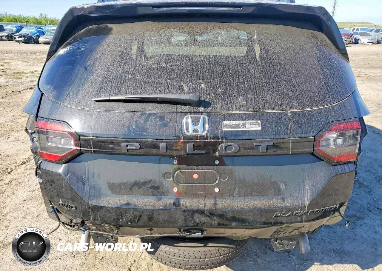 2025 Honda Pilot Black VIN:5FNYG1H99SB068700 - 6