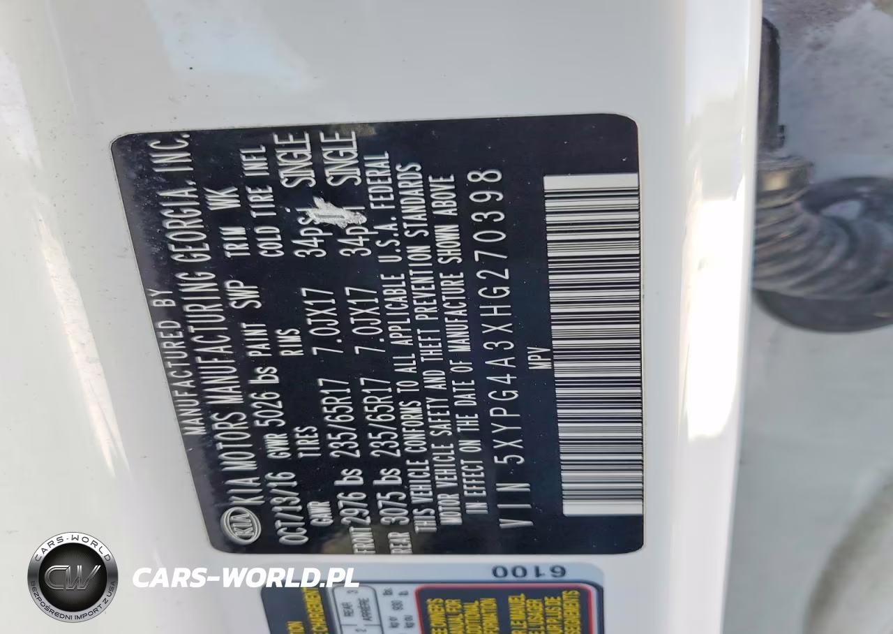 2017 Kia Sorento Lx VIN:5XYPG4A3XHG270398 - 13