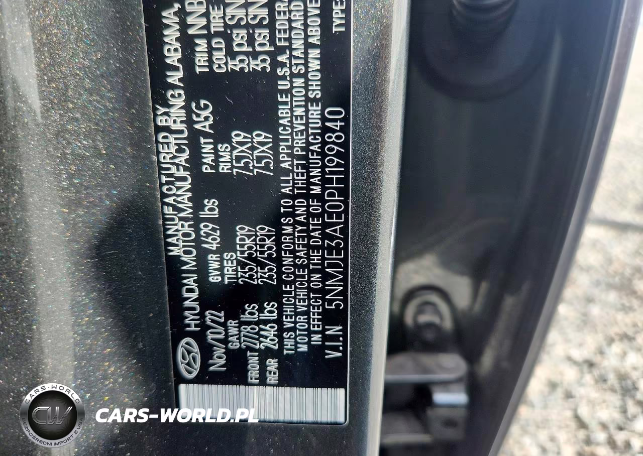 2023 Hyundai Tucson Limited VIN:5NMJE3AE0PH199840 - 13