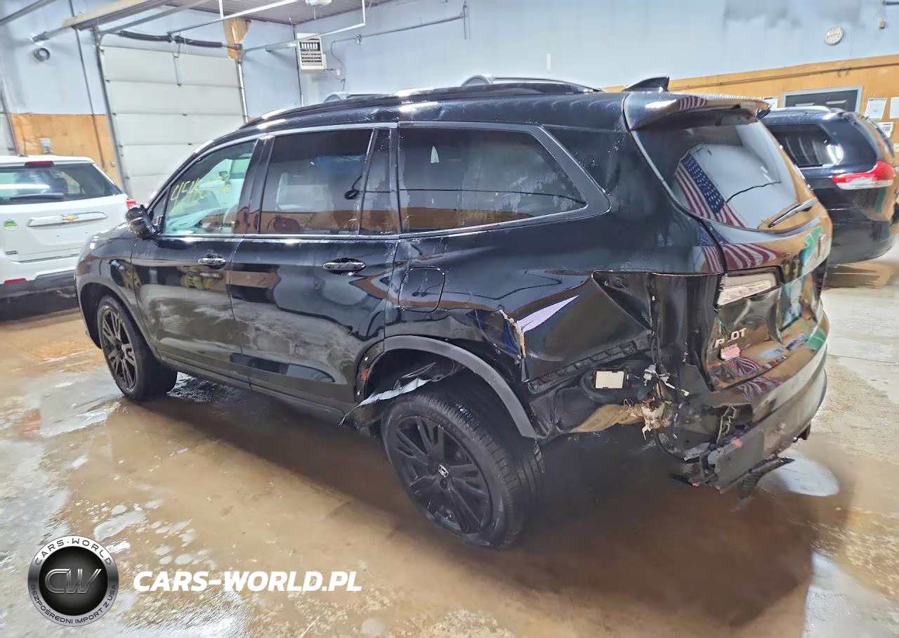 2022 Honda Pilot Black VIN:5FNYF6H78NB036176 - 2