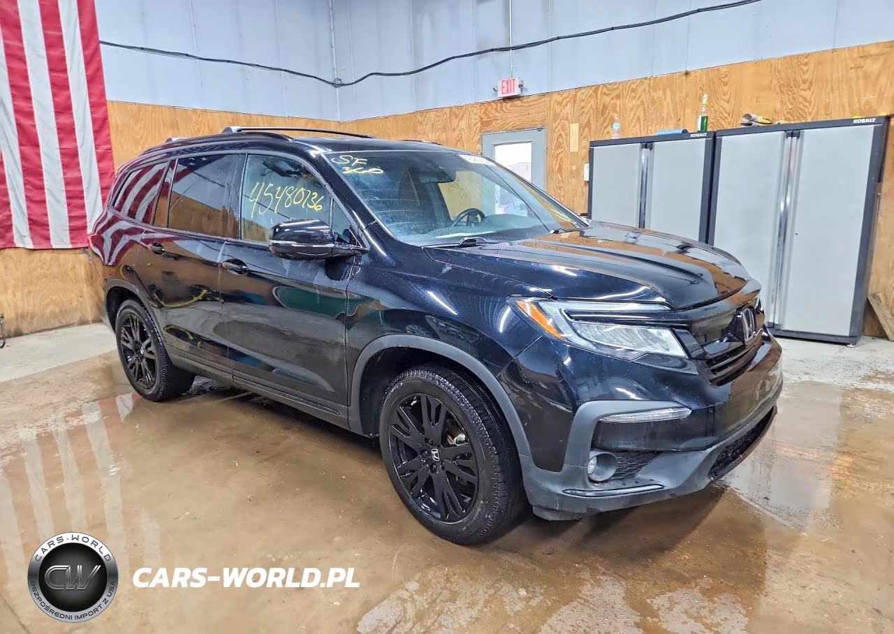 2022 Honda Pilot Black VIN:5FNYF6H78NB036176 - 4