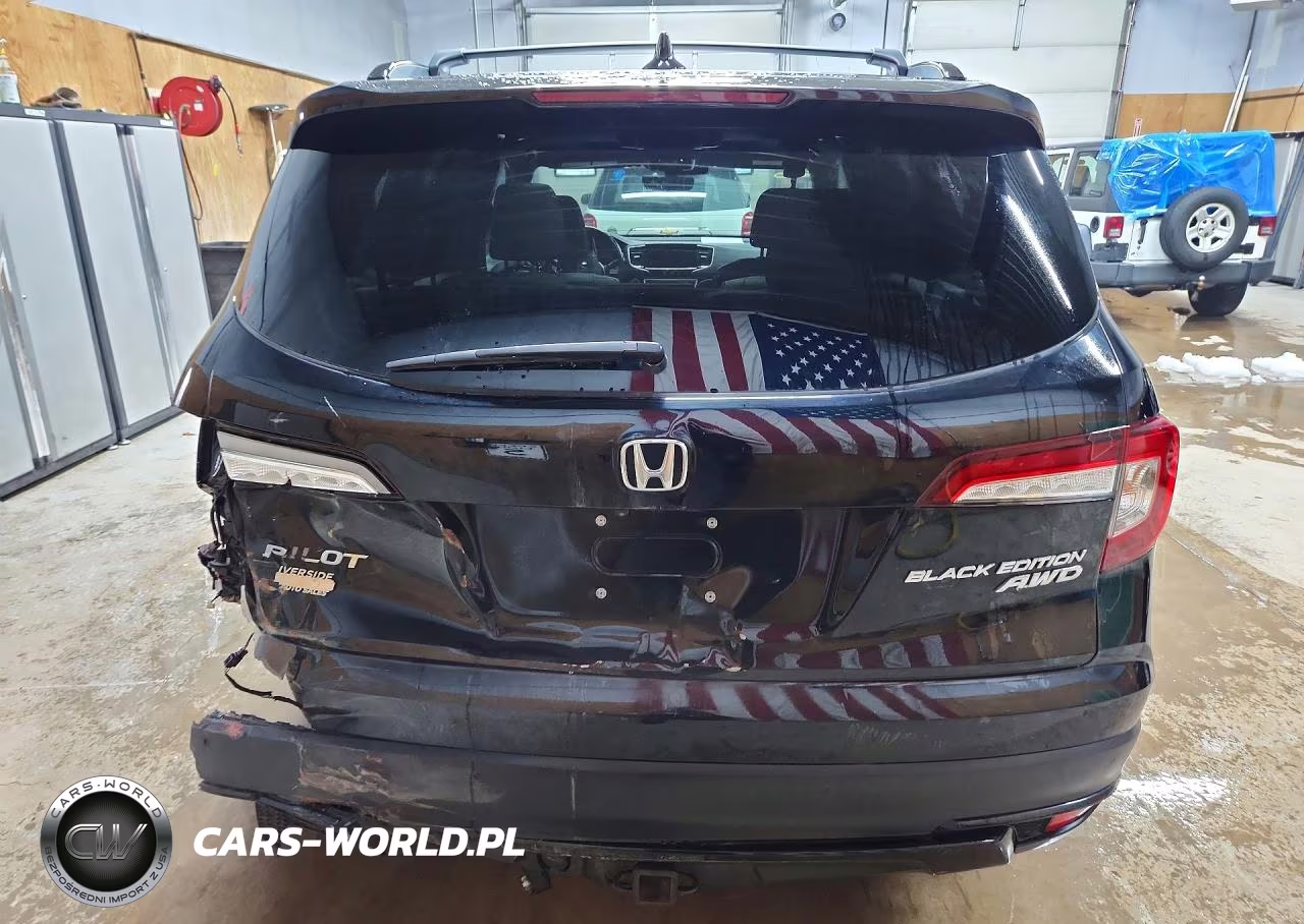 2022 Honda Pilot Black VIN:5FNYF6H78NB036176 - 6