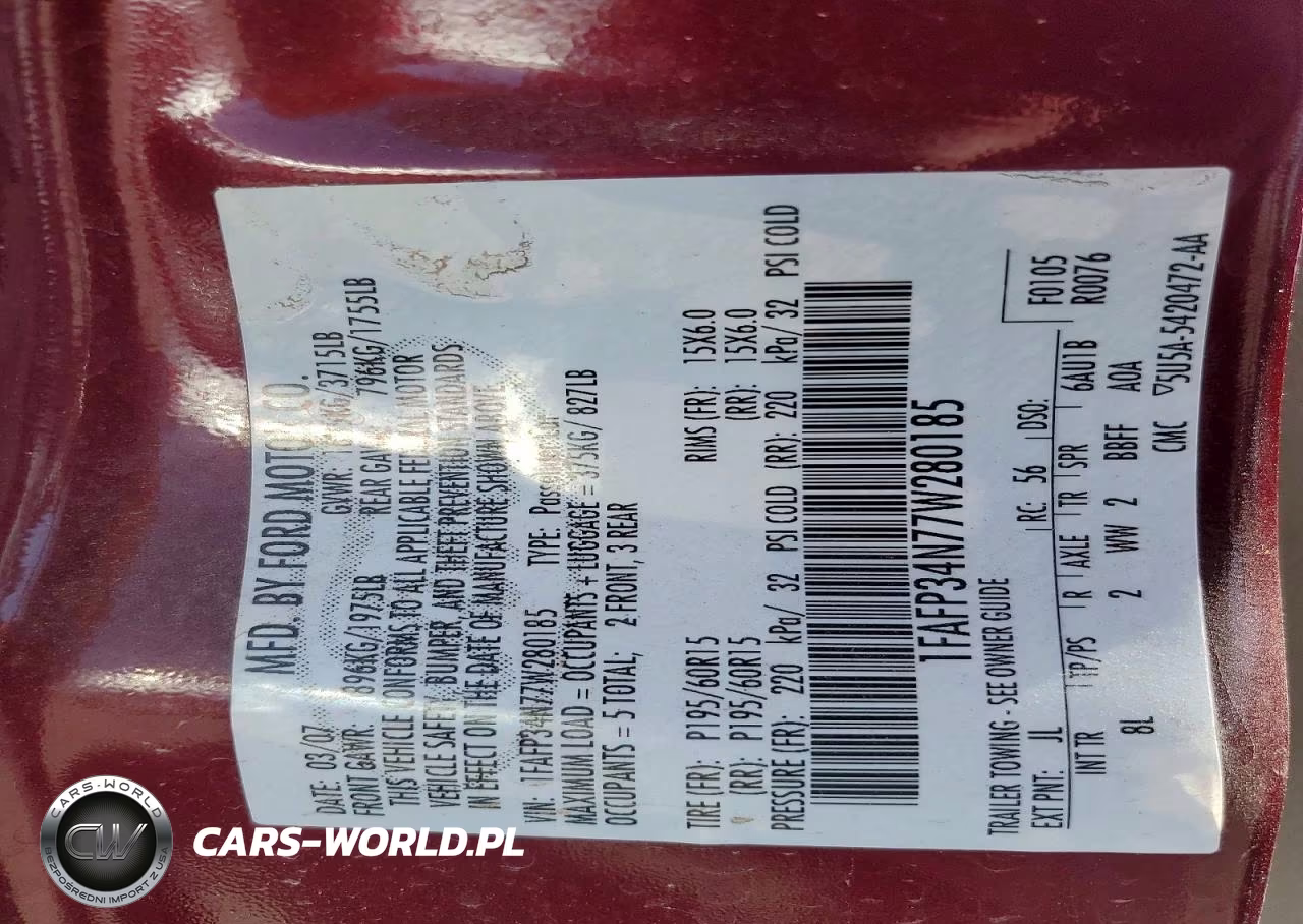 2007 Ford Focus Zx4 VIN:1FAFP34N77W280185 - 12