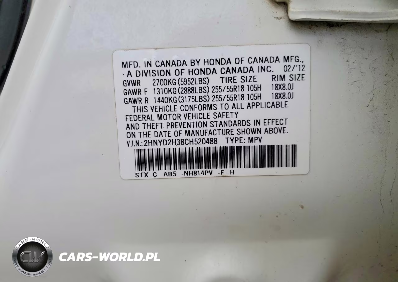 2012 Acura Mdx Technology VIN:2HNYD2H38CH520488 - 12