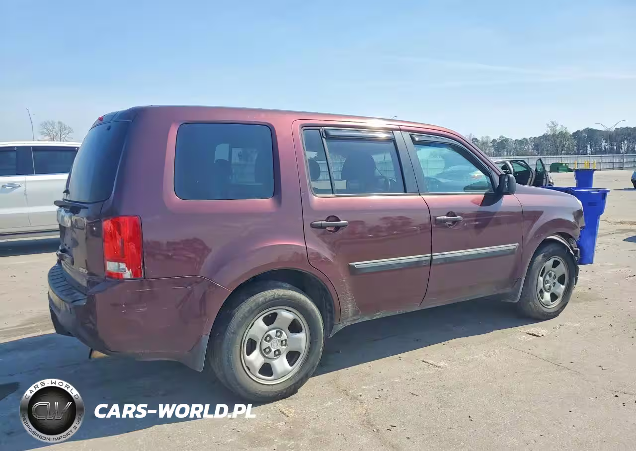 2015 Honda Pilot Lx VIN:5FNYF4H23FB015777 - 3