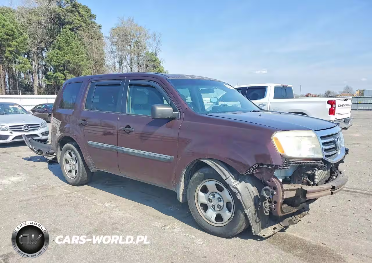 2015 Honda Pilot Lx VIN:5FNYF4H23FB015777 - 4