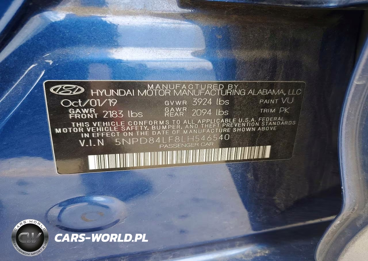 2020 Hyundai Elantra Sel VIN:5NPD84LF8LH546540 - 12