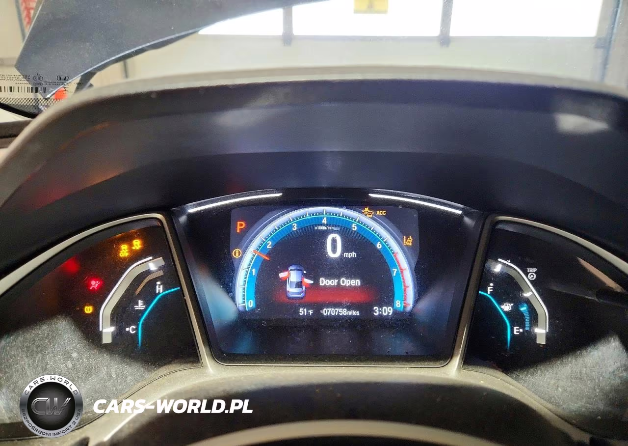 2019 Honda Civic Ex VIN:19XFC1F30KE200847 - 9