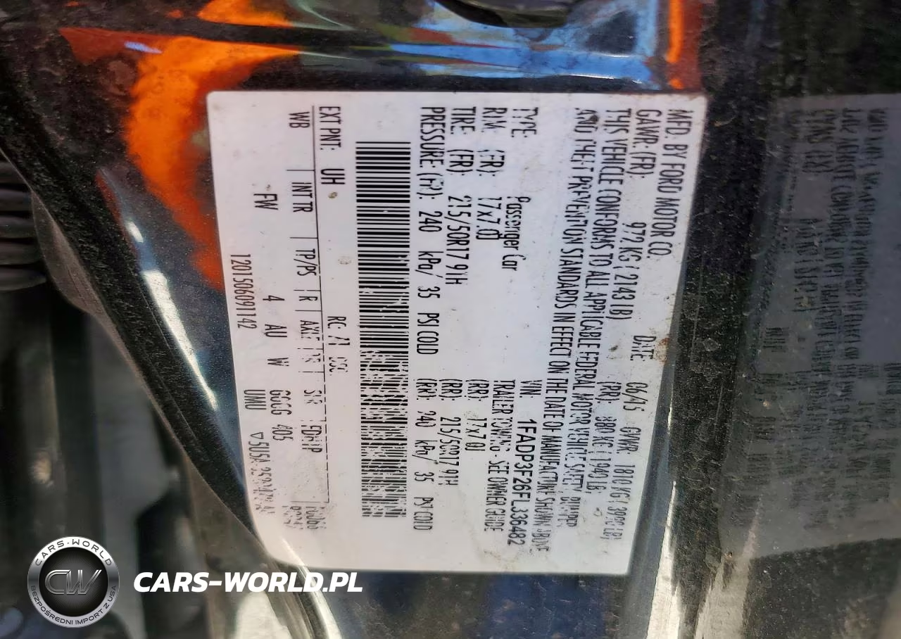 2015 Ford Focus Se VIN:1FADP3F26FL336482 - 13