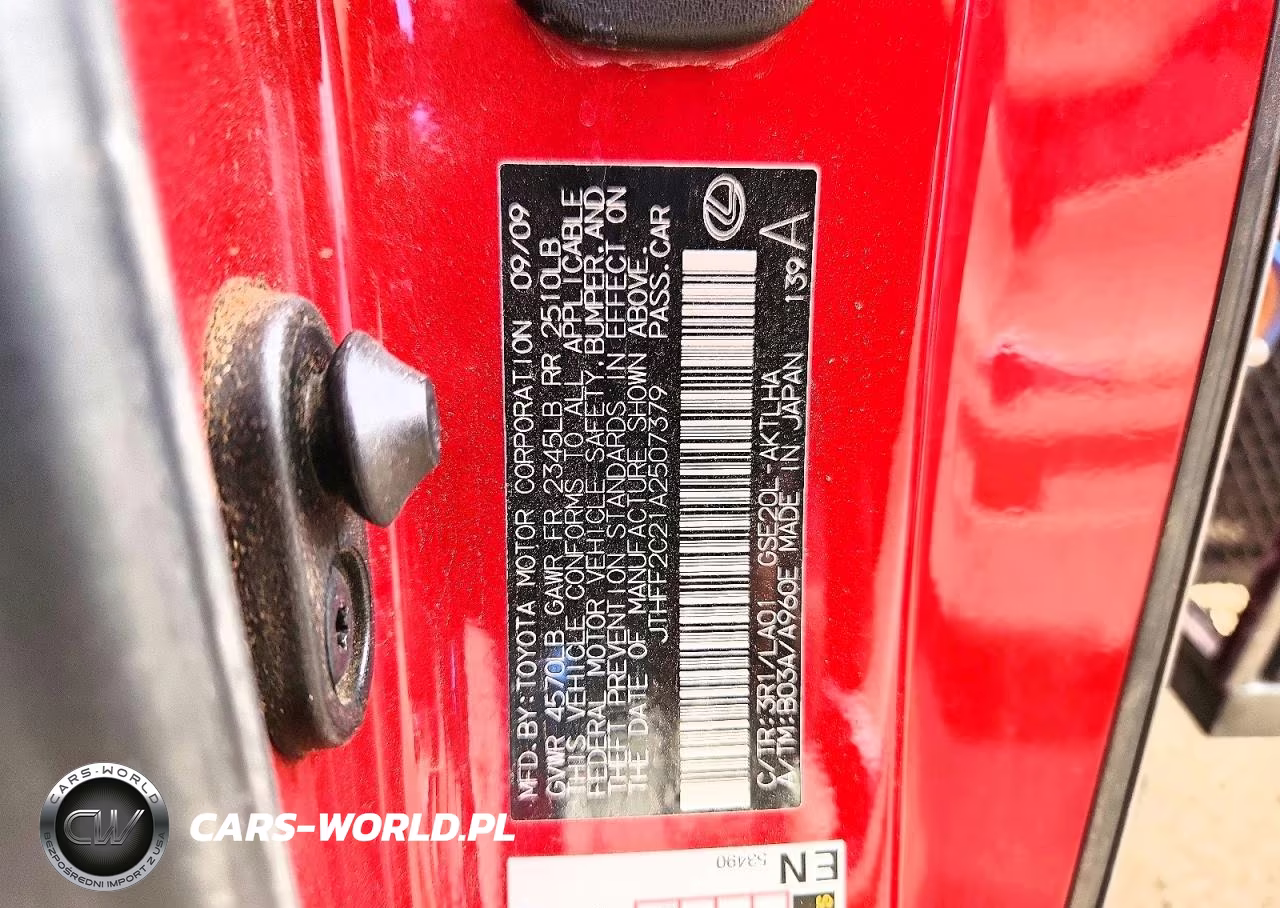 2010 Lexus Is 250C Base VIN:JTHFF2C21A2507379 - 12