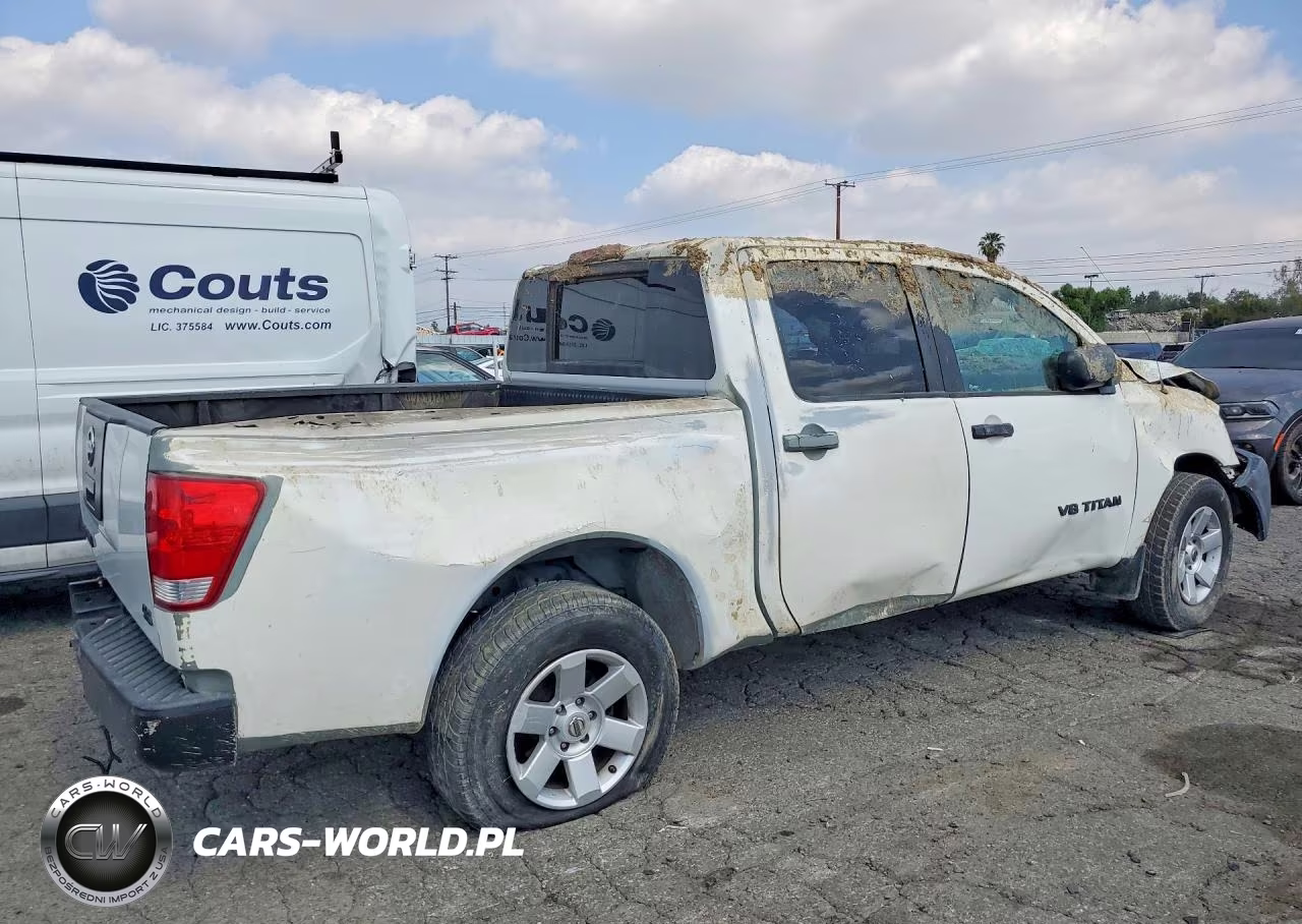 2008 Nissan Titan Xe VIN:1N6AA07D68N352599 - 3