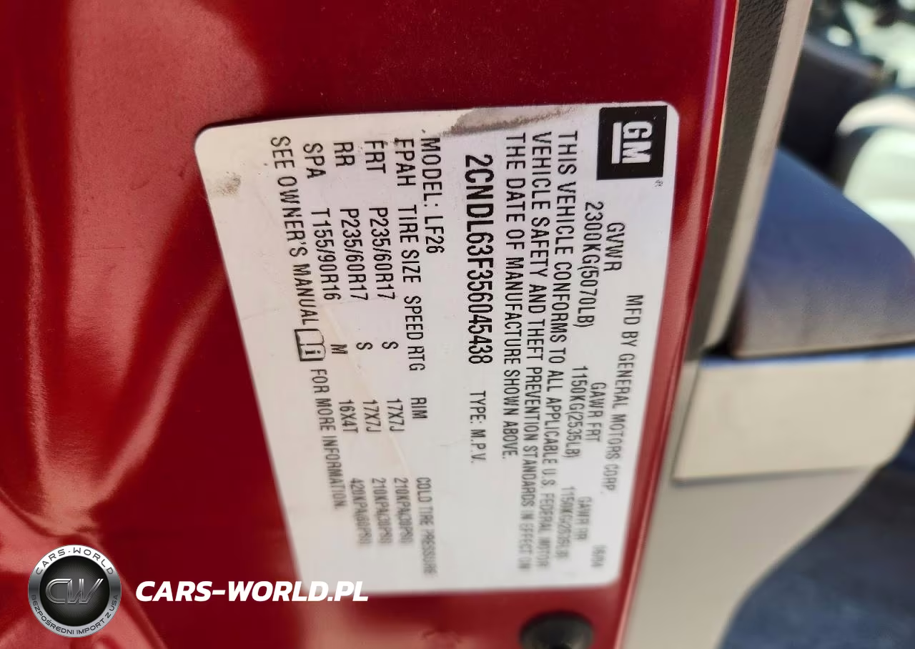 2005 Chevrolet Equinox Lt VIN:2CNDL63F356045438 - 12