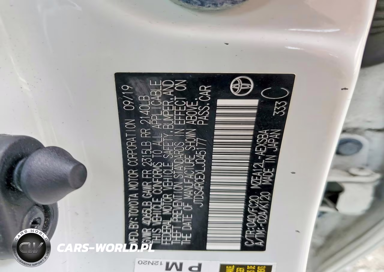 2020 Toyota Corolla Se VIN:JTDS4RCEXLJ045177 - 12
