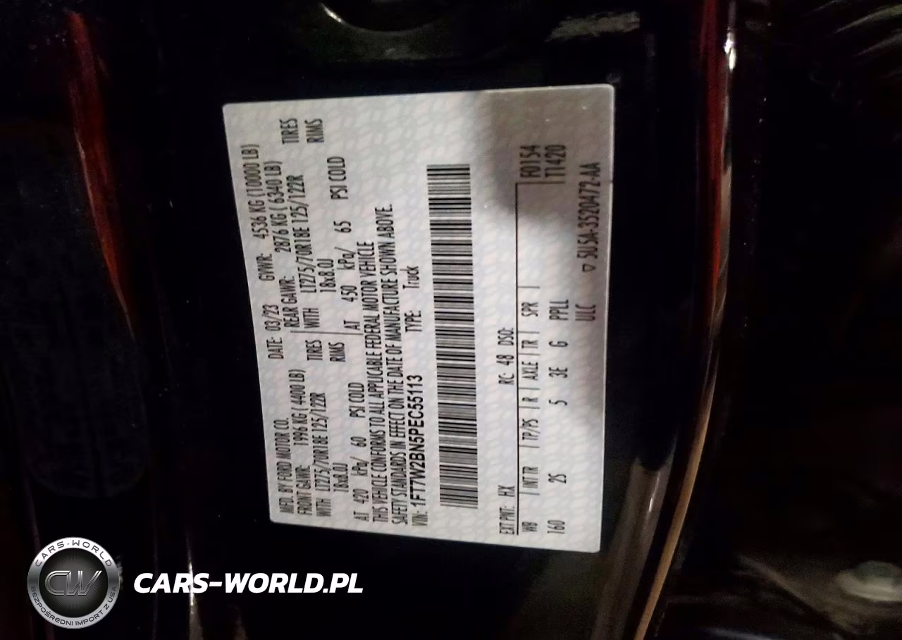 2023 Ford F250 Super Duty VIN:1FT7W2BN5PEC55113 - 12