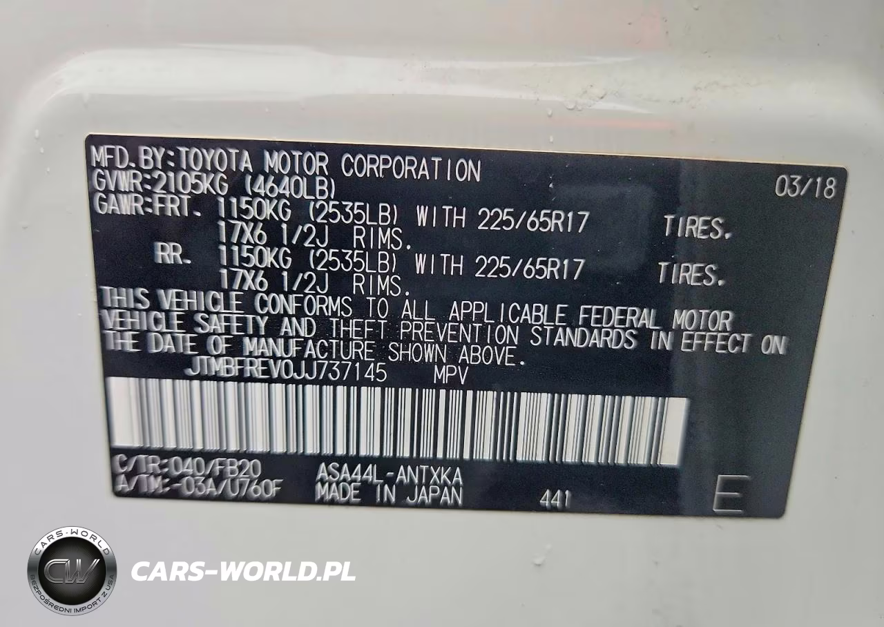 2018 Toyota Rav4 Le VIN:JTMBFREV0JJ737145 - 13