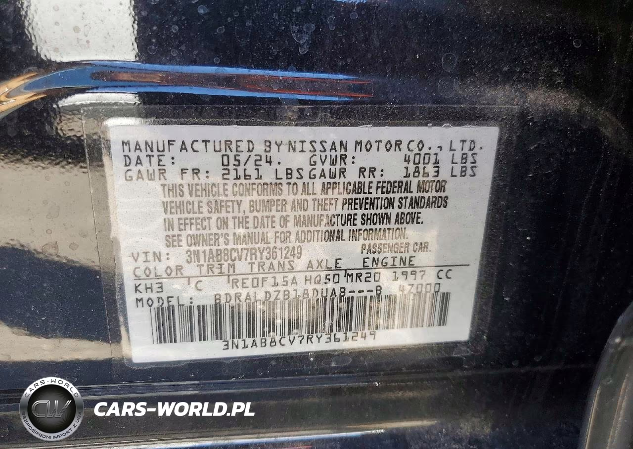 2024 Nissan Sentra Sv VIN:3N1AB8CV7RY361249 - 13