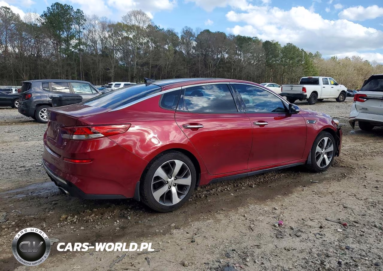 2019 Kia Optima S VIN:5XXGT4L38KG376434 - 3