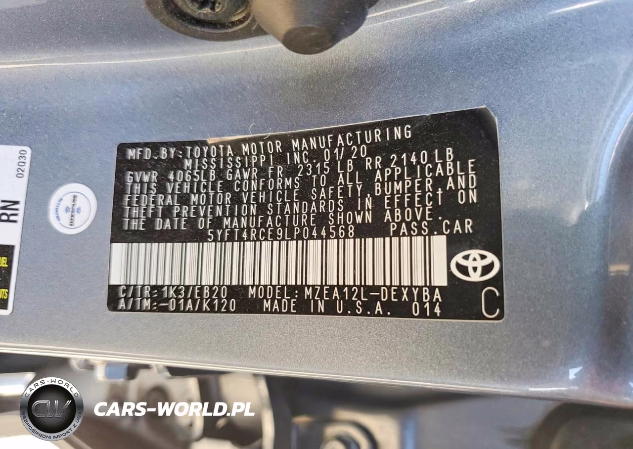 2020 Toyota Corolla Xse VIN:5YFT4RCE9LP044568 - 12