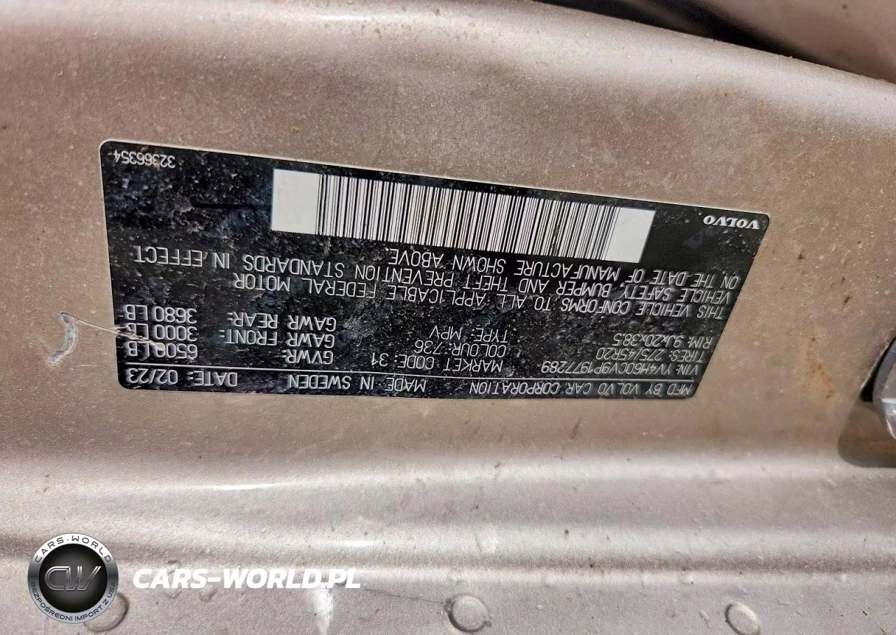 2023 Volvo Xc90 Core VIN:YV4H60CV9P1977289 - 14