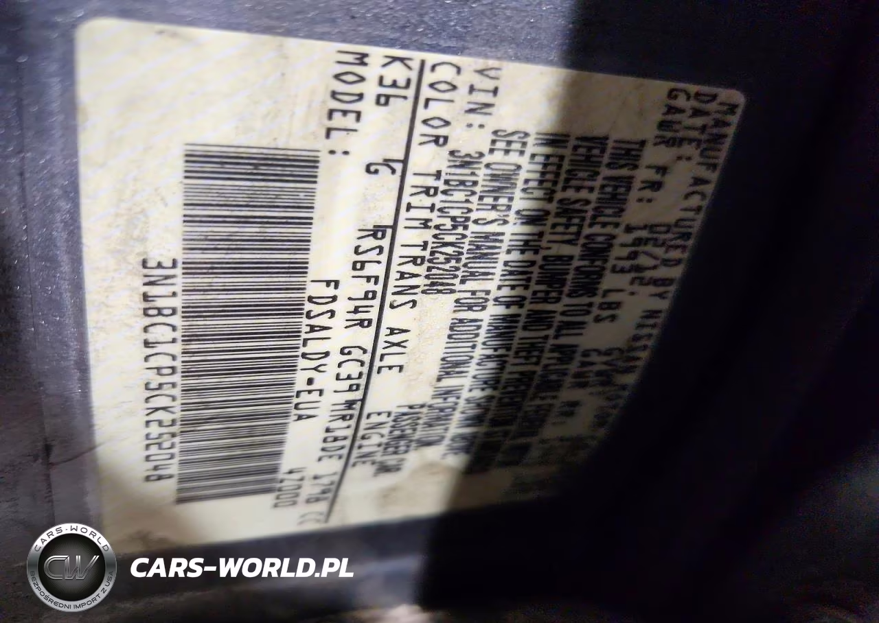 2012 Nissan Versa 1.8 S VIN:3N1BC1CP5CK252048 - 12