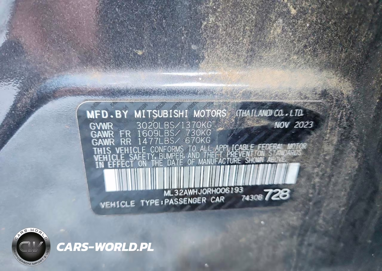 2024 Mitsubishi Mirage Se VIN:ML32AWHJ0RH006193 - 12